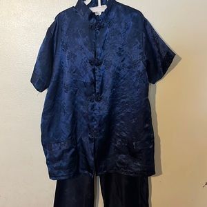 Traditional Chinese Tang Suit Oriental Shirt and Pants